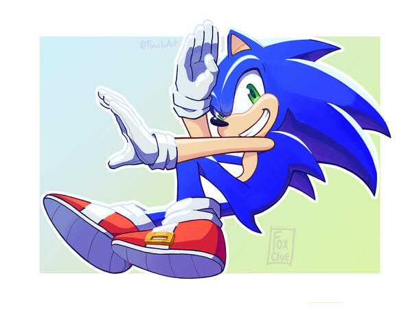 sonic officila art redraw sonic officila art redraw